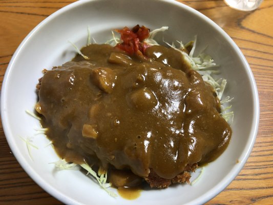 元祖カツカレーの河金丼
