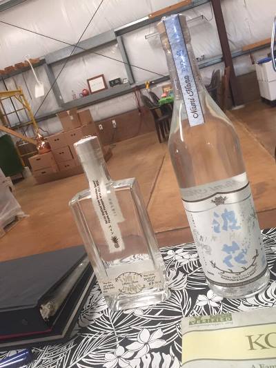 オアフ島のノースショアで蒸留している焼酎「波花」