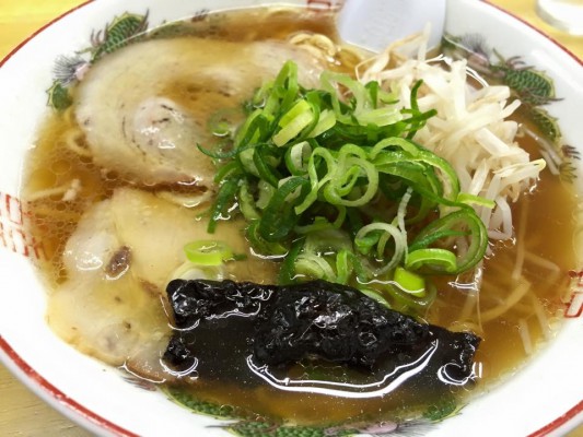 甘めのスープの播州ラーメン