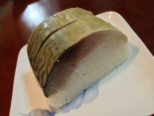 鯖街道の鯖寿し