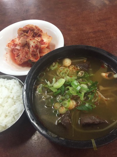大邱名物のタロクッパ