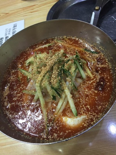 ソウルの辛さが選べる激辛冷麺のお店