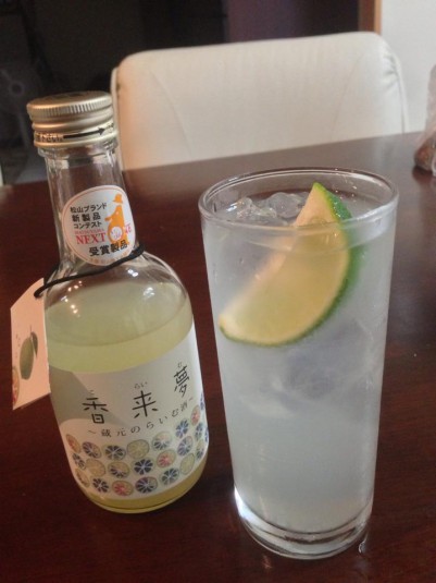高知の日本酒と愛媛のお酒やジュースでカクテルを