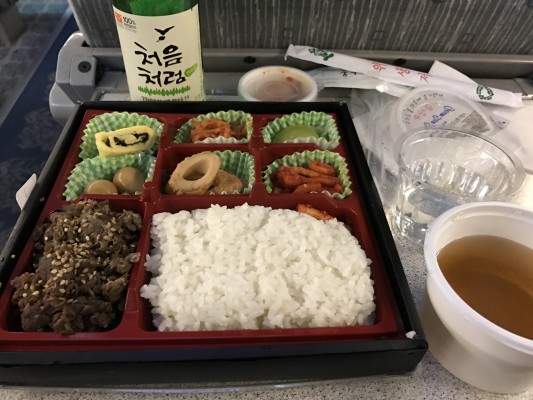 ソウル駅の駅弁「プルコギ弁当」