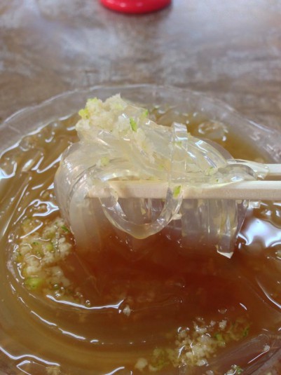 高知は「ところてん」は鰹出汁と生姜で食べる