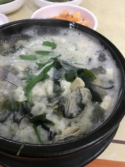 牡蠣のクッパのクルクッパ