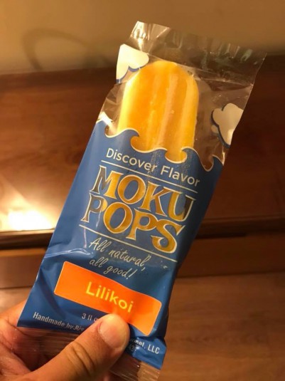ハワイ島産のポプシクル（アイスキャンデー）