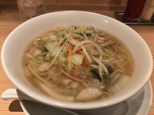 タンメン発祥の店と言われている一品香