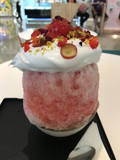 クアラルンプールにある日本風のかき氷