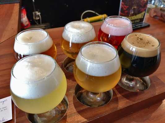パスター通りにあるクラフトビールの醸造所