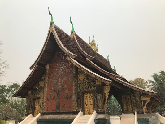 ラオスの紙幣に印刷されている寺院