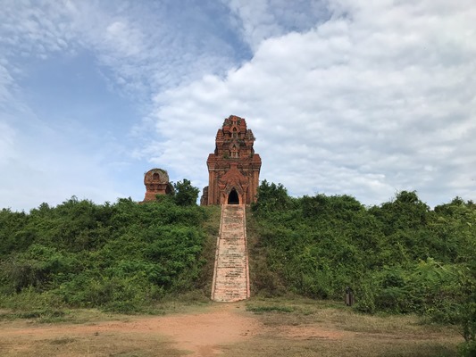 ビンディンにあるチャンパ王国の遺跡