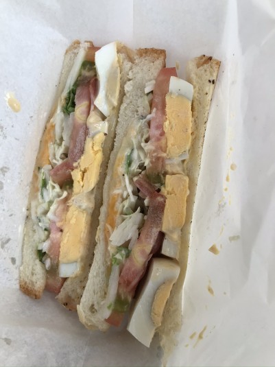小値賀島で絶品のサンドウィッチ