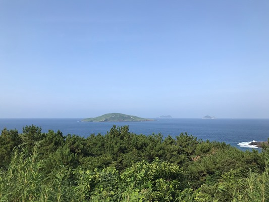 柿の浜海水浴場とサンセットポイント
