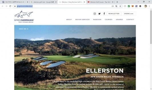 ゴルフマガジン社「Top 100 Courses in the World」（2015年）