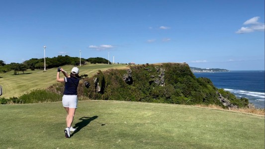 e!Golfで沖縄ゴルフの連載が始まりました