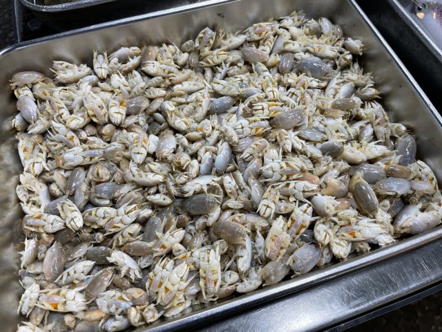 フーコック島で海老のような虫のような謎の甲殻類を食べてみた