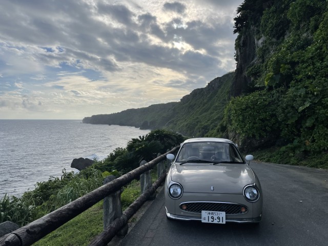 伊江島をドライブ