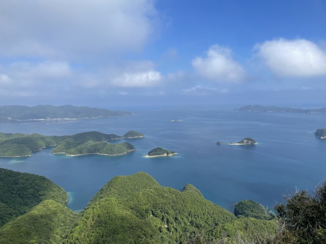 1350年前に築かれた金田城跡から見る絶景