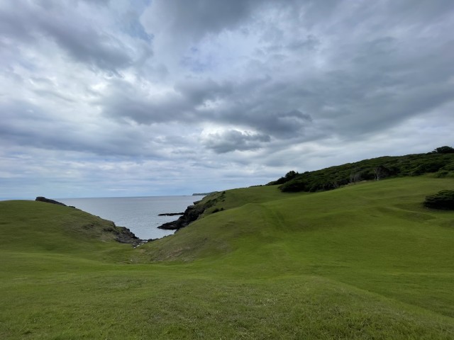 ゴルフの練習がしたくなる壱岐の海辺の公園