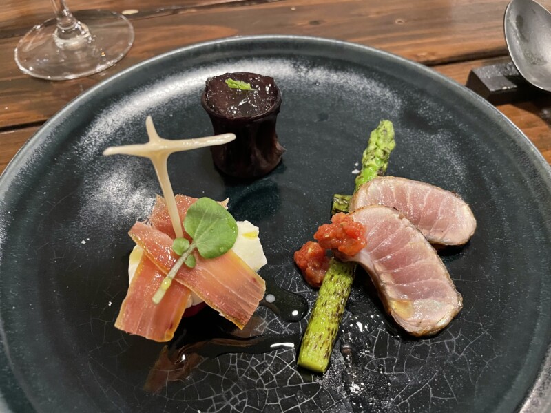 宮古島の神経締めした魚を使ったイタリアン