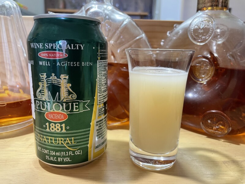 アガベを自然発酵させたメキシコのお酒「プルケ」を飲んでみた
