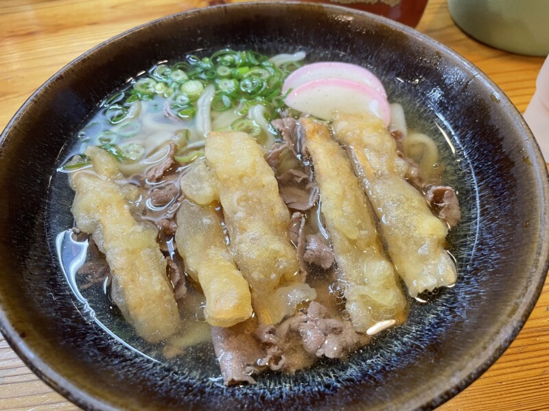 ごぼう天がサクサクで美味い福岡のうどん屋