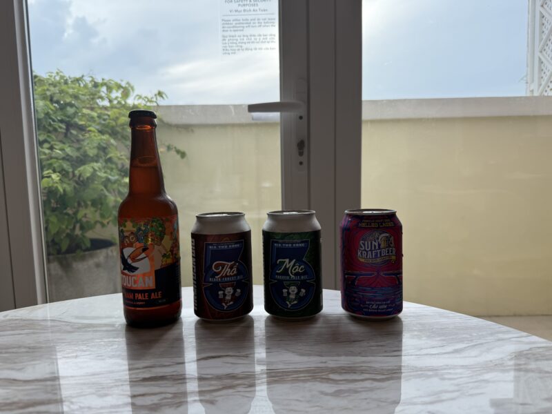 フーコック島のスーパーで購入したベトナムのクラフトビール