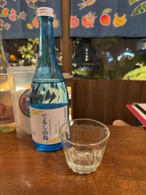 伊平屋島の魚を伊平屋酒造の泡盛でいただく夜