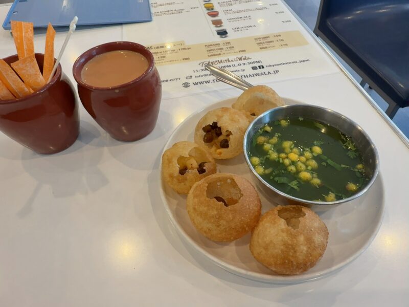 インドで食べる機会がなかったパニプリを東京で食べてみた